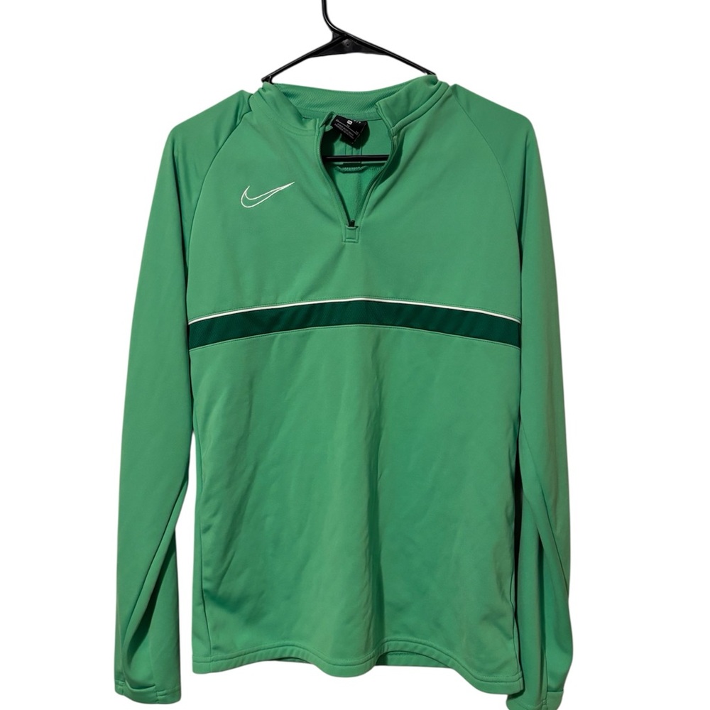 Nike Green Windbreaker Lightweight Athletic Jacket